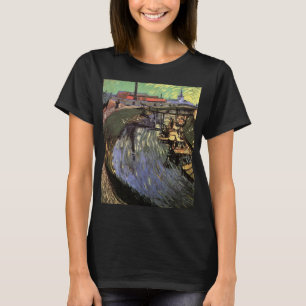Camiseta Canal com Mulheres Lavando por Vincent van Gogh