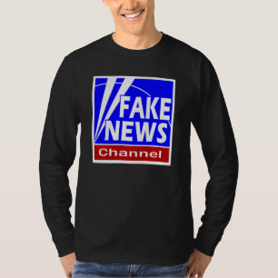 Camiseta Canal de notícias falso