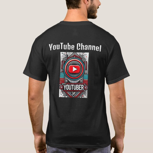 Camiseta Canal do YouTube (Verso)