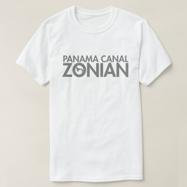 Camiseta Canal Zônico do Panamá (Frente do Design)