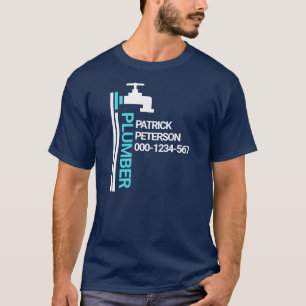 Camiseta Canalização de Linha de Tubo Faucet