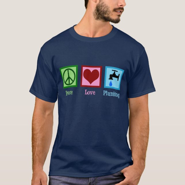 Camiseta Canalização do Amor de Paz (Frente)