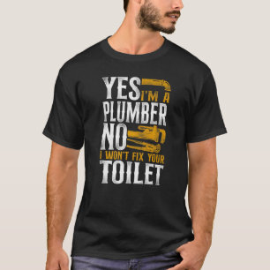 Camiseta Canalizador De Canalização Sim Sou Canalizador Não