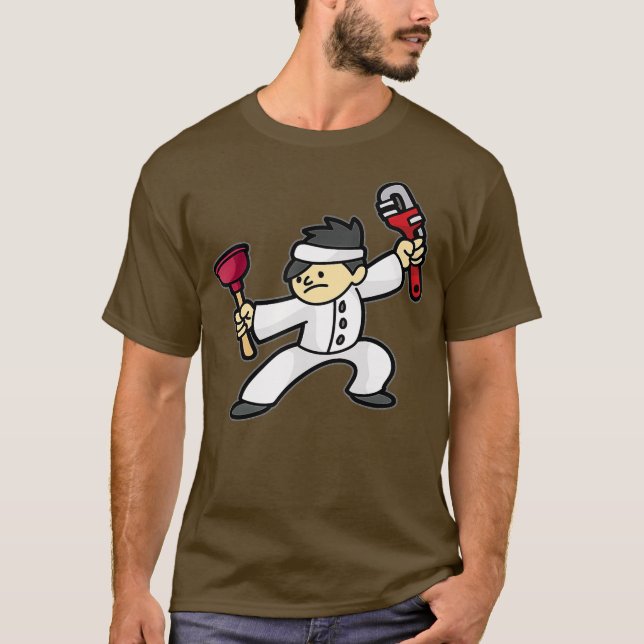 Camiseta Canalizador de Ninja Canalizador de Canalizador de (Frente)