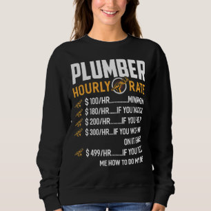 Camiseta Canalizador de Taxa Horária Plumber Plumber Plumbe