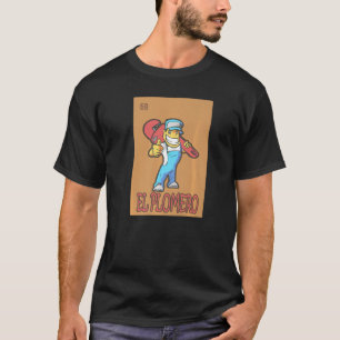 Camiseta Canalizador Espanhol Para Jogos Mexicanos De Placa