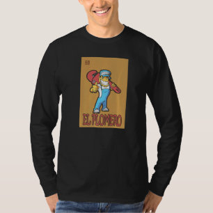 Camiseta Canalizador Espanhol Para Jogos Mexicanos De Placa