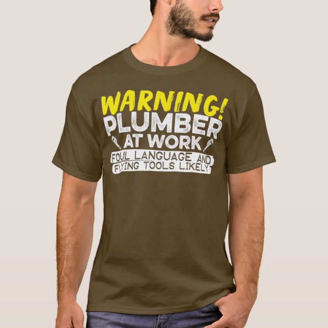 Camiseta Canalizador No Trabalho (Frente)