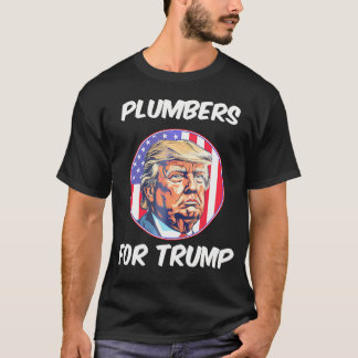 Camiseta Canalizadores Para Trump Pro Trump American Flag P