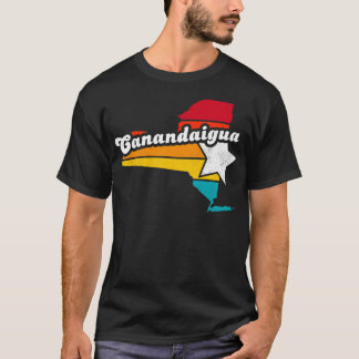 Camiseta Canandaigua New York Vintage angustiou Souvenir 1