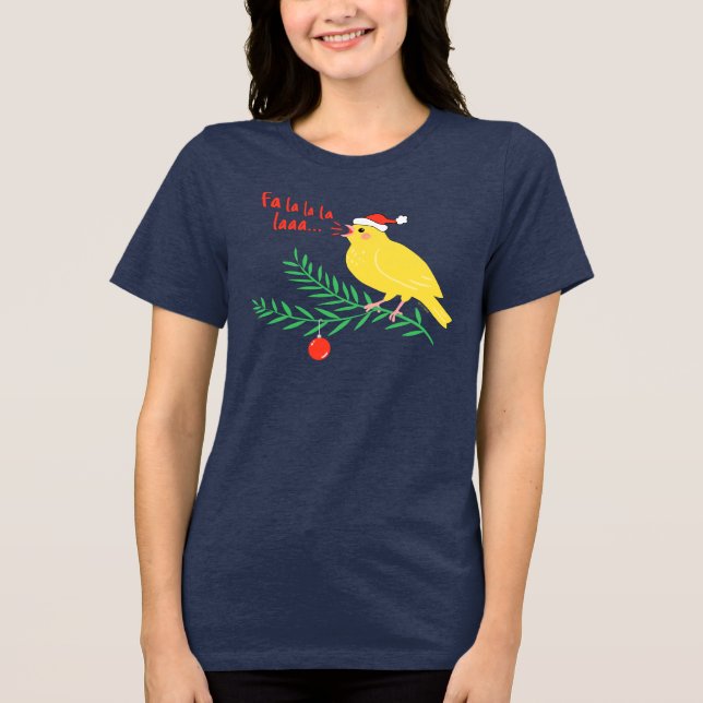 Camiseta Canário Cantante de Natal (Frente)