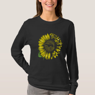 Camiseta Canas de girassol Cão-Ponteiro Alemão de Curto-Cac