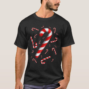 Camiseta Canas de Voo de Natal Vermelho e W