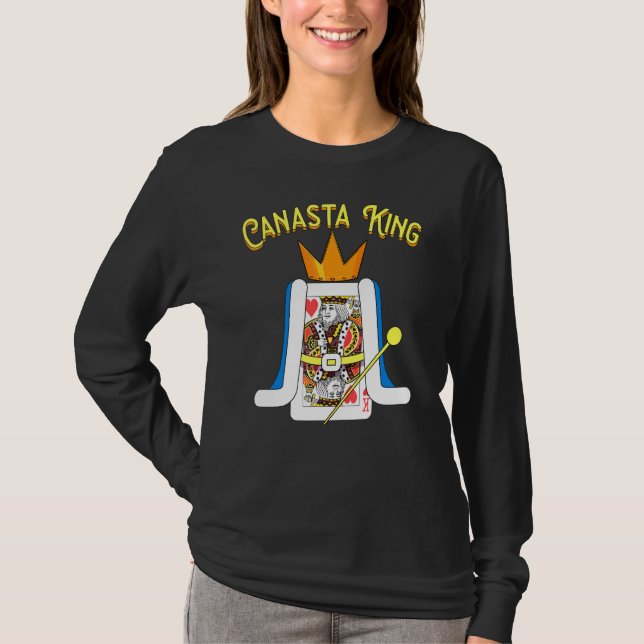 Camiseta Canasta King Legal Canasta Fan Casino Brincando Ho (Frente)