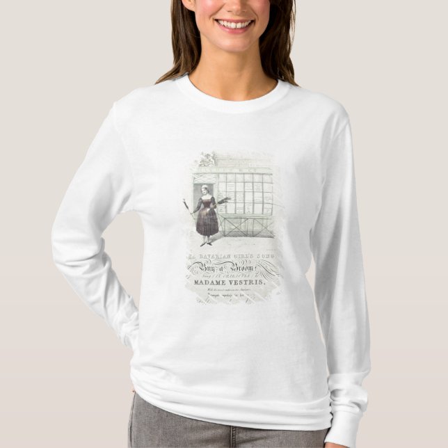 Camiseta Canção bávara das meninas pelo máximo Gouci, folha (Frente)
