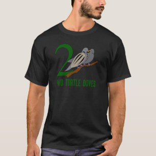 Camiseta Canção de duas pombas da tartaruga 12 números d