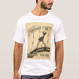 Camiseta Canção de natal do Natal de Dickens WPA 1938