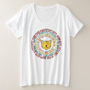 Camiseta CANÇÃO MACIA muito bonito do GATINHO em um t-shi