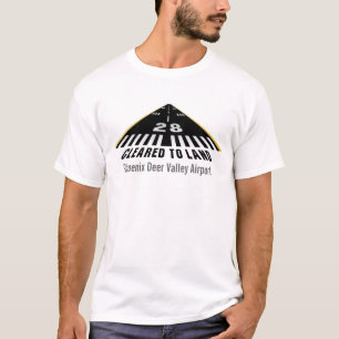 Camiseta Cancelado para aterrar a pista de decolagem