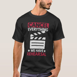 Camiseta Cancelar Tudo Que Temos Citação De Ensaio Para A T