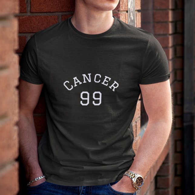 Camiseta Cancer | Aniversário Negro (Criador carregado)