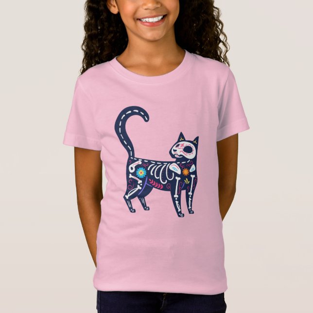 Camiseta Câncer Calavera Cat IV (Frente)