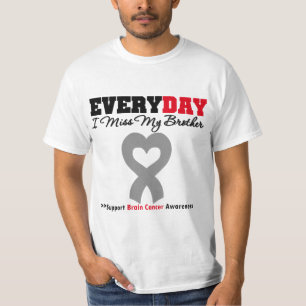 Camiseta Cancer Cerebral Todo Dia Eu Sinto Falta Do Meu Irm