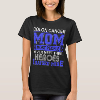 Camiseta Cancer Colon Orgulhoso Mãe Eu Criei Mina