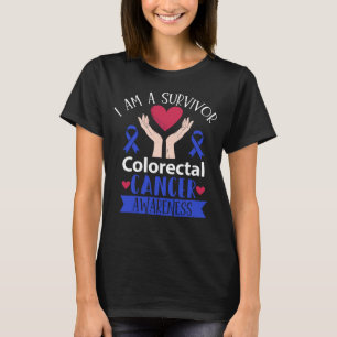 Camiseta Cancer Colorectal de Sensibilização do Cancer