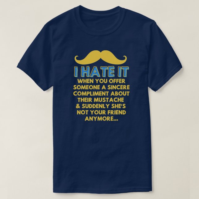Camiseta Câncer complementa Piada de humor com cabelo facia (Frente do Design)