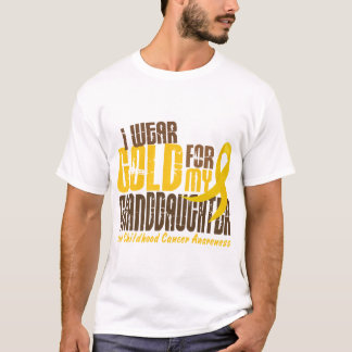 Camiseta Cancer da infância EU VISTO o OURO PARA MINHA NETA