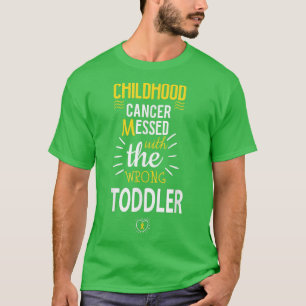 Camiseta Cancer da infância mexido com a maldita guerra Tod