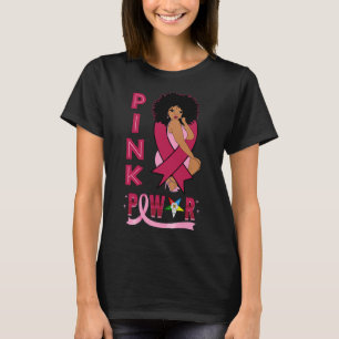 Camiseta Cancer da irmã rosa Power Eastern Star com conheci