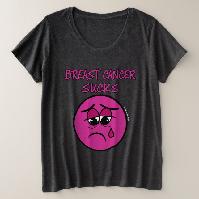 Camiseta CANCER da mama (Frente do Design)