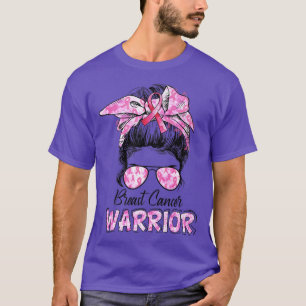 Camiseta Cancer da Mama das Mulheres Rosa-Arma da Fita