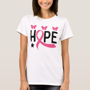 Camiseta Cancer da Mama do Guerreiro de Fita Rosa