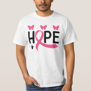 Camiseta Cancer da Mama do Guerreiro de Fita Rosa 