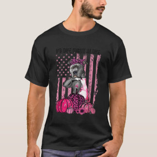 Camiseta Cancer Da Mama Outubro Cachorro Rosa Pumpkin Ame