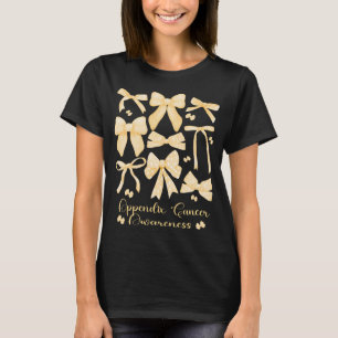 Camiseta Cancer de apêndice do Arco âmbar estético coquete