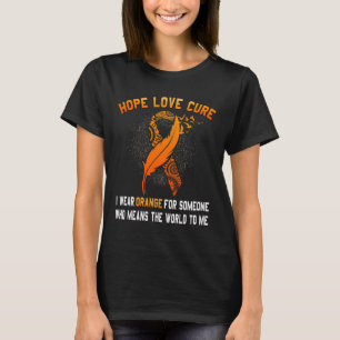 Camiseta Cancer de Consciência Laranja Fita Sup