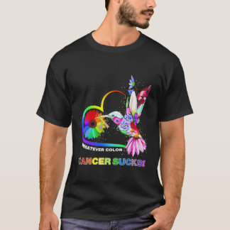 Camiseta Cancer de Cores de Wever do Hummingbird Suja Cance