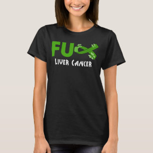 Camiseta câncer de figado engraçado do fu para sobrevivente