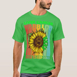 Camiseta Câncer de figado Warrior Opta Por Continuar Com O