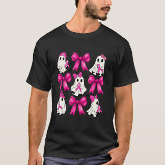 Camiseta Cancer de fita rosa Arcos de coquete fantasma bran