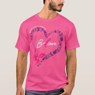 Camiseta Cancer de Fita Rosa de Fita Rosa Beleiva Beleve
