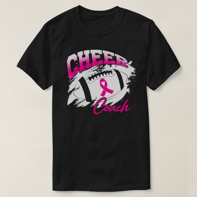 Camiseta Cancer de Fita Rosa de Futebol Awa (Frente do Design)