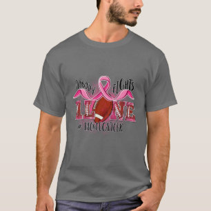 Camiseta Cancer de futebol Fita Rosa Cancer A