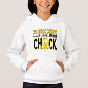 Camiseta Cancer De Infância Mensado Com O Pintinho Errado