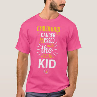 Camiseta Cancer de infância mexido com o garoto errado Awar