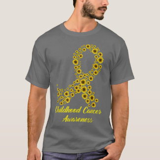 Camiseta Cancer de infância Sensibilização Mês Figurino Ama